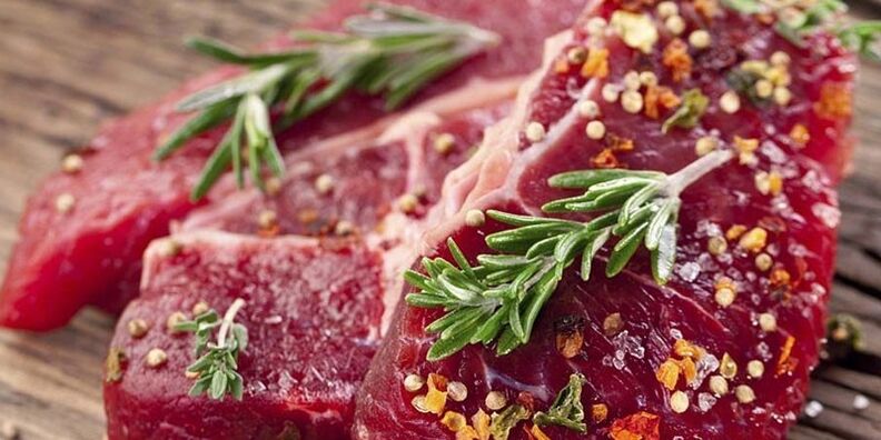 Το κόκκινο κρέας στη διατροφή ενός άνδρα έχει ευεργετική επίδραση στη στύση